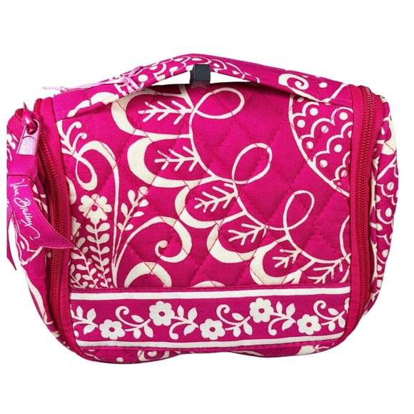 Vera Bradley Handbags - NEW Mini Vera Bradley retired Twirly Bird Pink pattern Hanging Organizer Bag